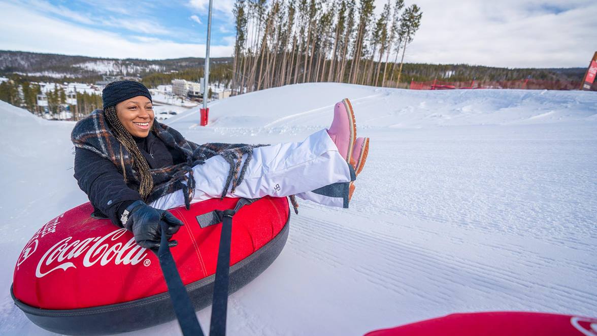 Snow Tubing at Coca-Cola Tubing Hill